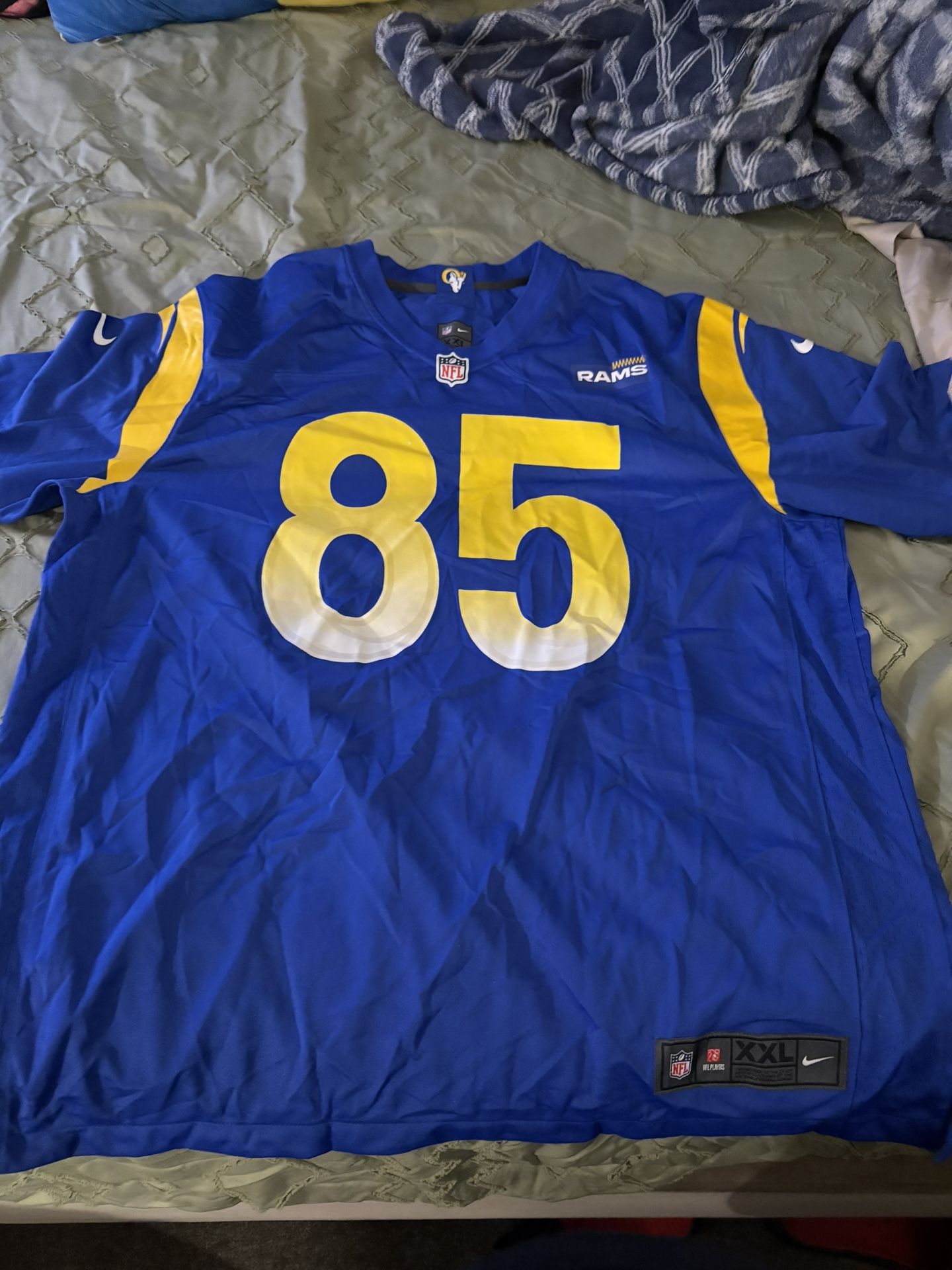 LA Rams XXL Jersey #85 Blood New