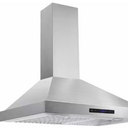 Vissani
30 in. W Convertible Wall Mount Range Hood with 2 Charcoal Filters in Stainless Steel
