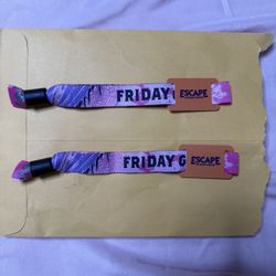 Escape Tickets. GA. Friday.