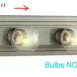 Brushed nickel Vanity light for bathroom 