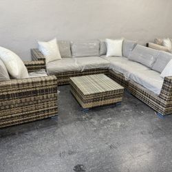 Patio Furniture Sectional Set 