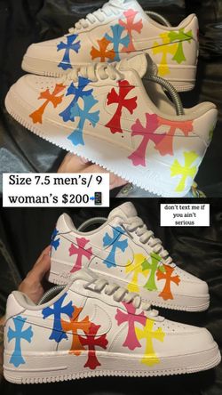 Custom Shoes Size 7.5 Men and 9 Women