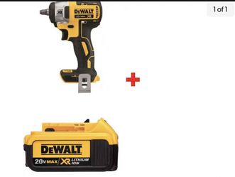 DeWalt DCF890B 20V MAX XR 3/8" Impact Wrench w/ FREE DCB204 20V MAX Battery Pack