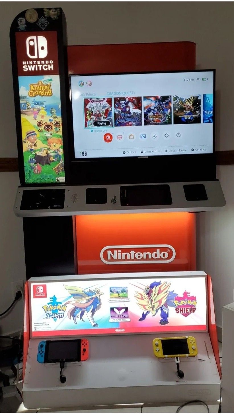 NINTENDO SWITCH KIOSK Bundle Standee And Counter Top Style Demo Unit POKEMON