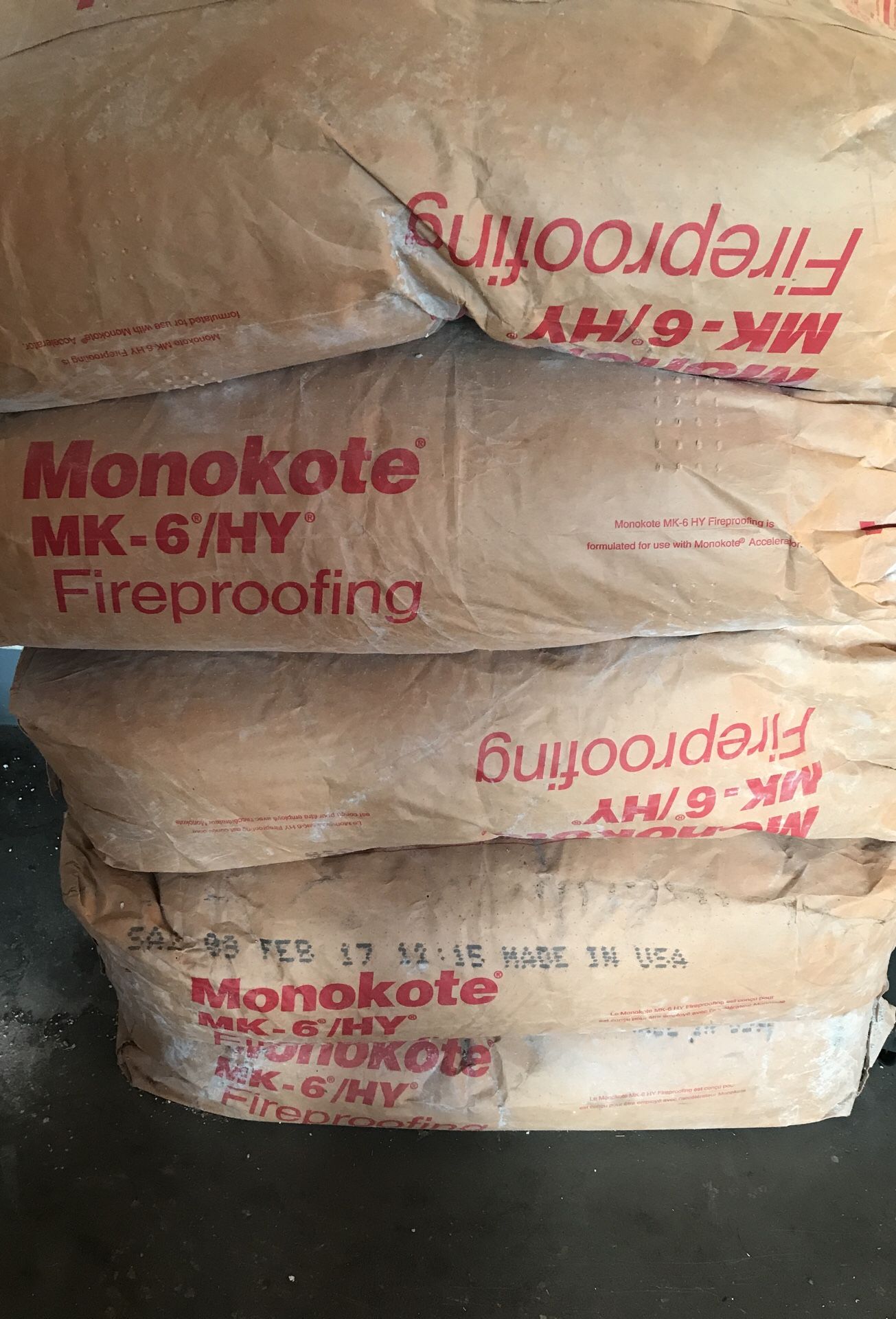 5 fireproofing bags
