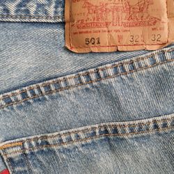 Levi's 501 Vintage Button Fly Jeans 32×32