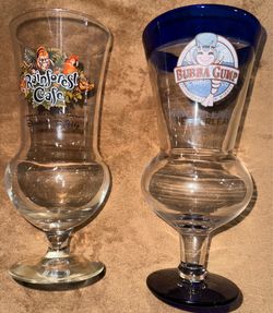 Disneyland Rain Forest & New Orleans Bubba Gump Drinkware