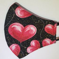 Face Masks Ladies Glitter.