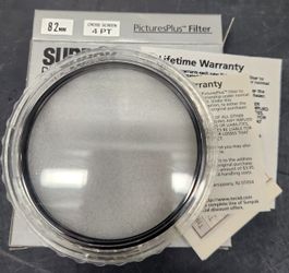 Sunpak 82mm Cross Screen 4 Point Filter