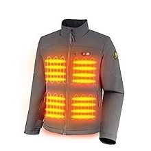 Men's Heated Jackets 5 Heating Zones