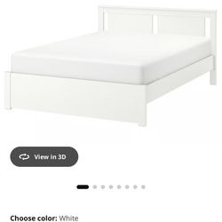 IKEA Songesand Bed Frame W/ 4 Clothing Drawers 