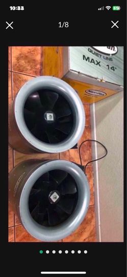 $925 Pair]  Mr Green thumb 2 Can-Fan Max Fan 14 in 1786 CFM worth $1,500