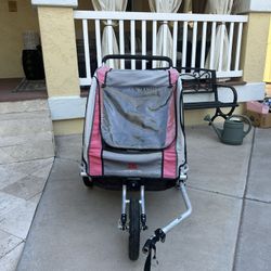 Xterra 2 Seater Jogging/Bike Trailer With Rear Storage 