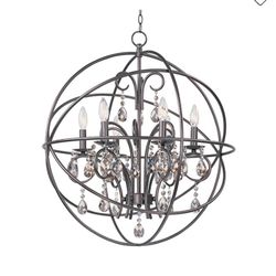 Orbit Six Light Pendant Chandelier By Maxim