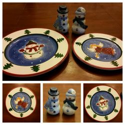 Hand painted dish set