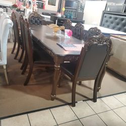 9pc Standard Height Dining Set