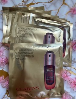 Clarins Double Serum Golden Essence Sheet Masks Each $3