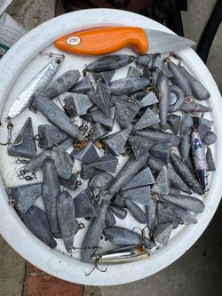 Fishing sinkers, Lead weights