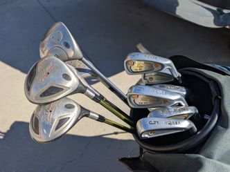 Honma Golf clubs & extras + golf bag ((Sold as a bundle)) Right handed