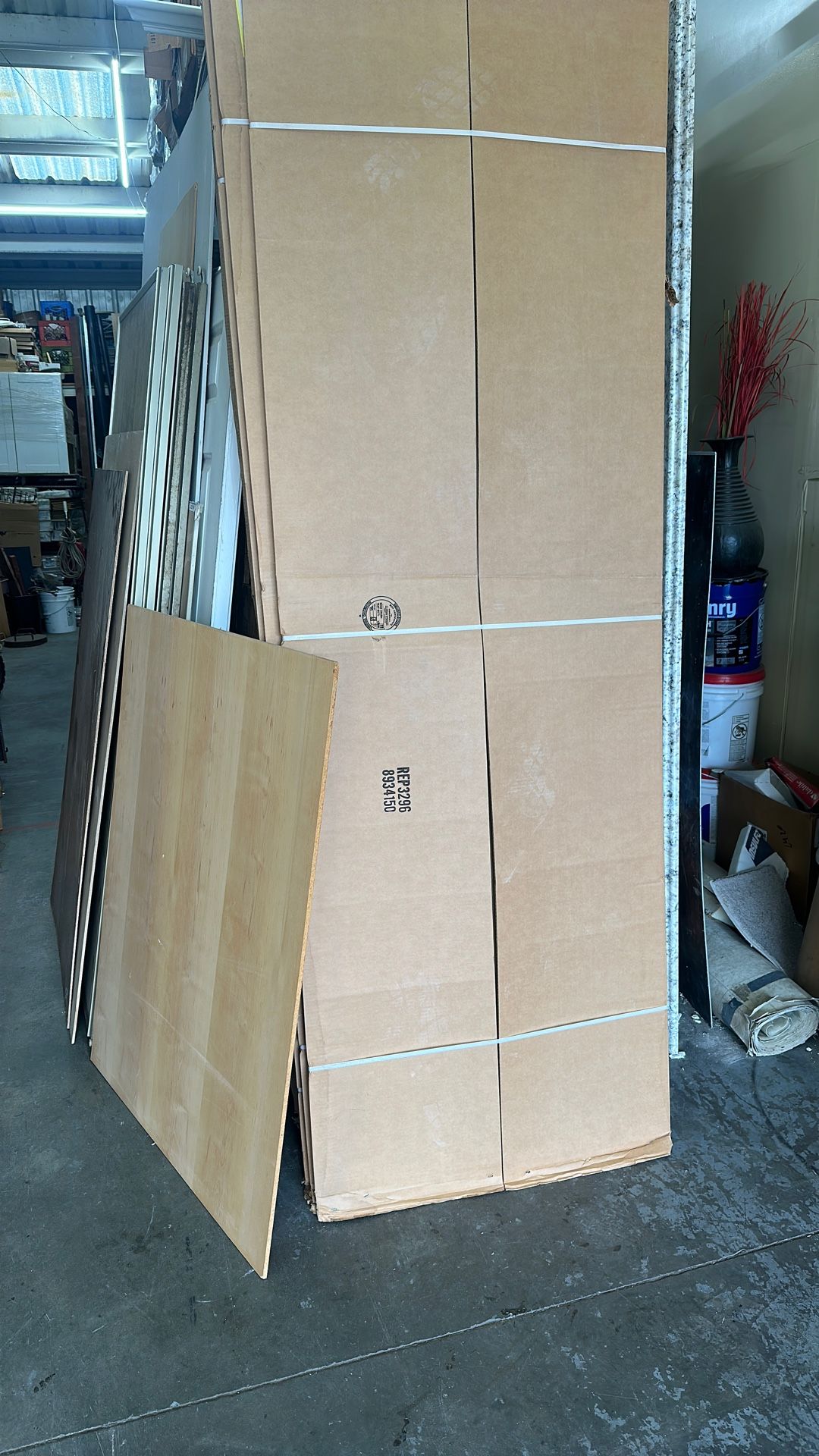 Cabinet Panels   30x96  And Other Sizes. Also Some Cabinet Trim. Make Offer