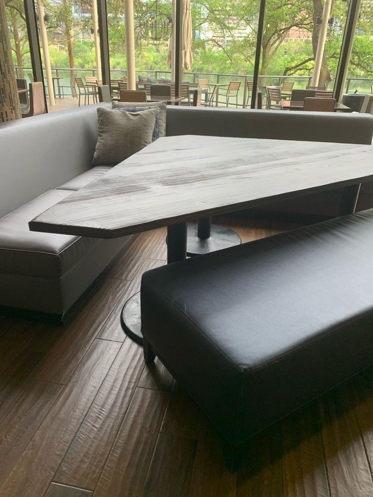 Triangular Stone Table Sets