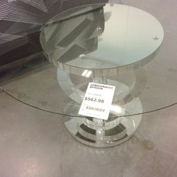 Round Glass Dinning Table 