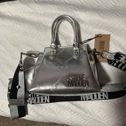 Silver Steve Madden BMARY Crossbody Purse 