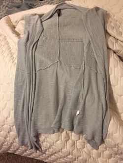 Medium grey blue ish cardigan