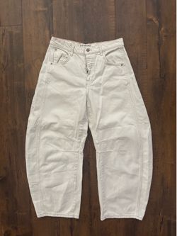 Free People Barrel Jeans