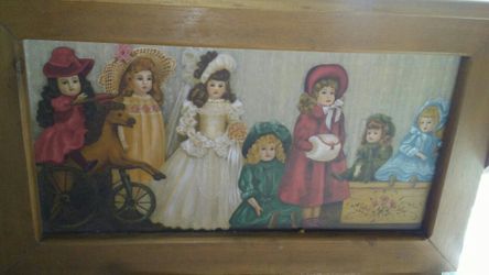 Beautiful vintage hanging shelf