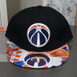 Washington Wizards Mitchell & Ness Snapback Hat. Brand New Cap 