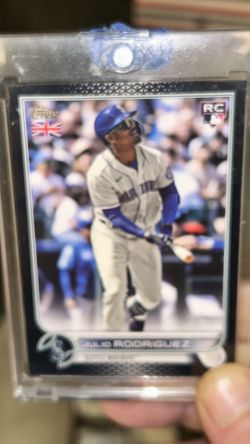 BLACK BORDER SSP /125 Julio Rodriguez Rookie Amd The RED WHITE BLUE PRIZM PARALLEL ROOKIE Cards