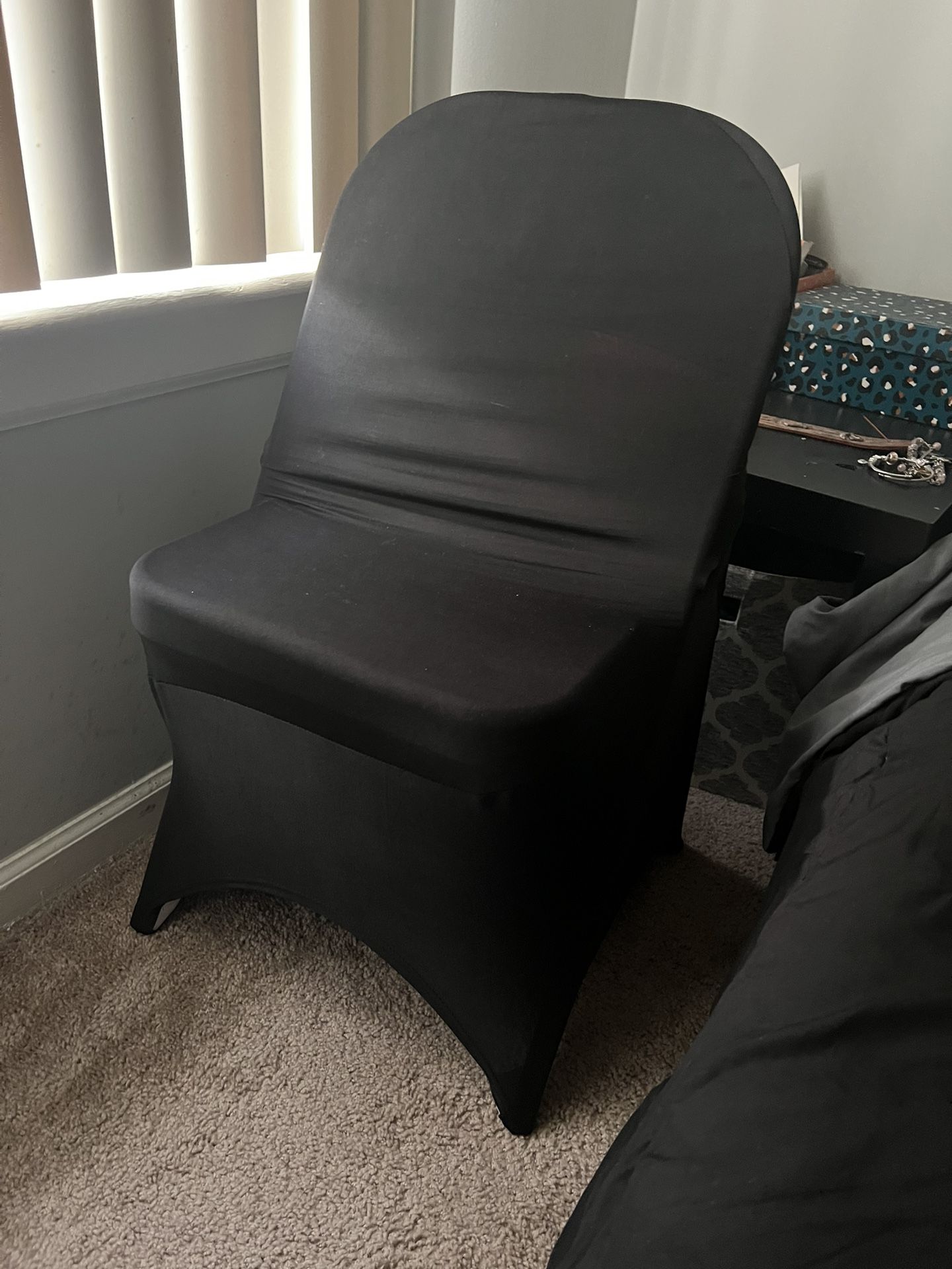 Black Elegant Chair Covers