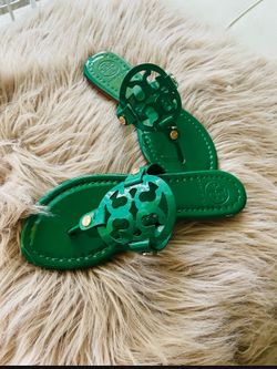 Tory Burch Green Patent Leather 