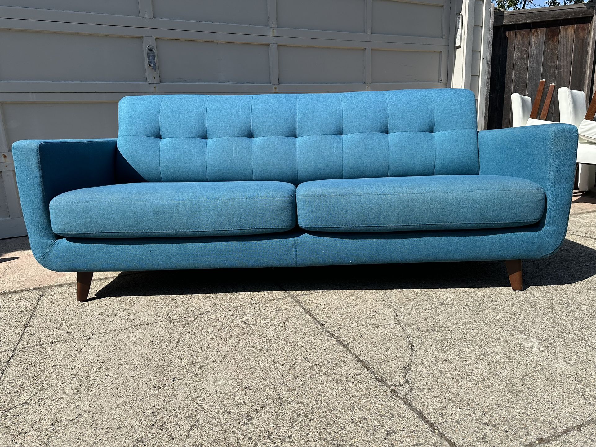 Blue MCM Style Sofa