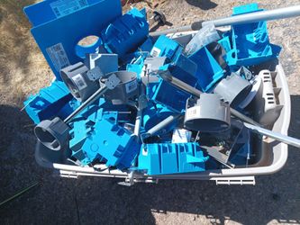 3 boxes of electrical insulation boxes and equipment