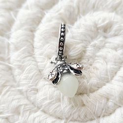 925 Sterling Silver Firefly Charm