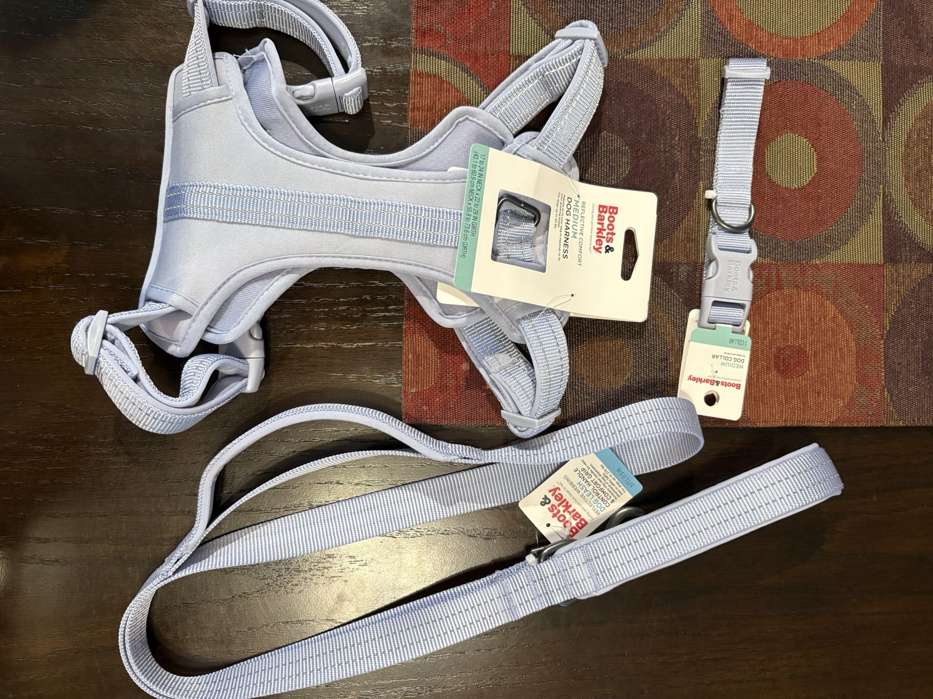 Dog Harness Leash Collar Set Up