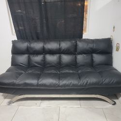 Crown Mark Sundown Black Adjustable Sofa Bed