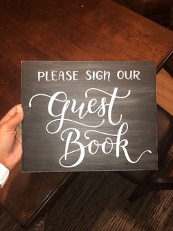 Wedding Guest Book Sign