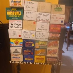 Complete set of baseball cards
