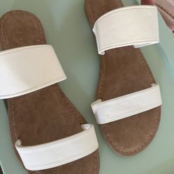 White Summer Sandals 