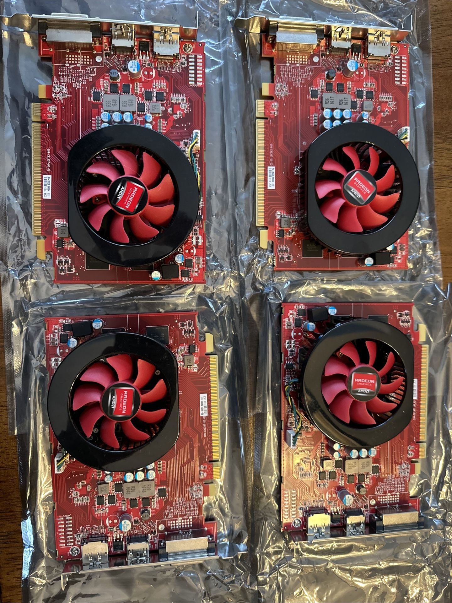 Lot Of 4 AMD Radeon R9 360 Graphics Cards