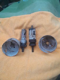 Milwaukee Drill hole pcs all 4 by $15.00 pick up only