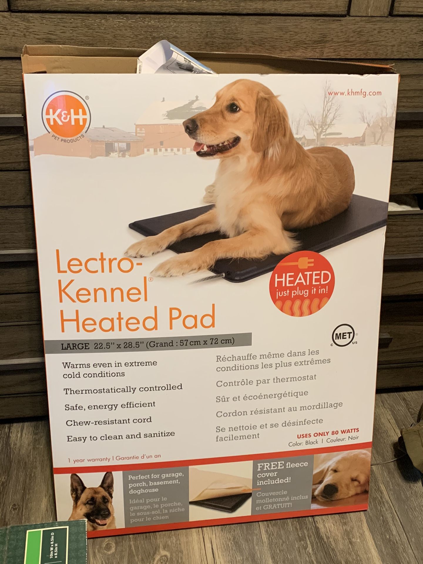 Kennel heated pad (new in the box)