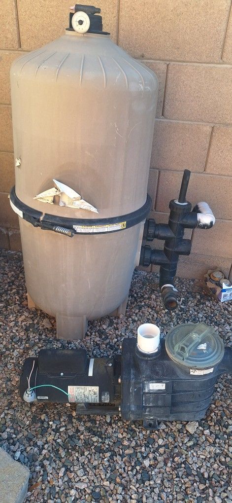 Pool Filter And Pump. for Sale in Maricopa, AZ - OfferUp