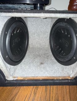 JVC Dual Subwoofer Speaker Box