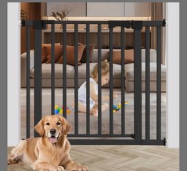 30-41 Inch Extra Wide Outdoor Baby Gate/Dog Gate