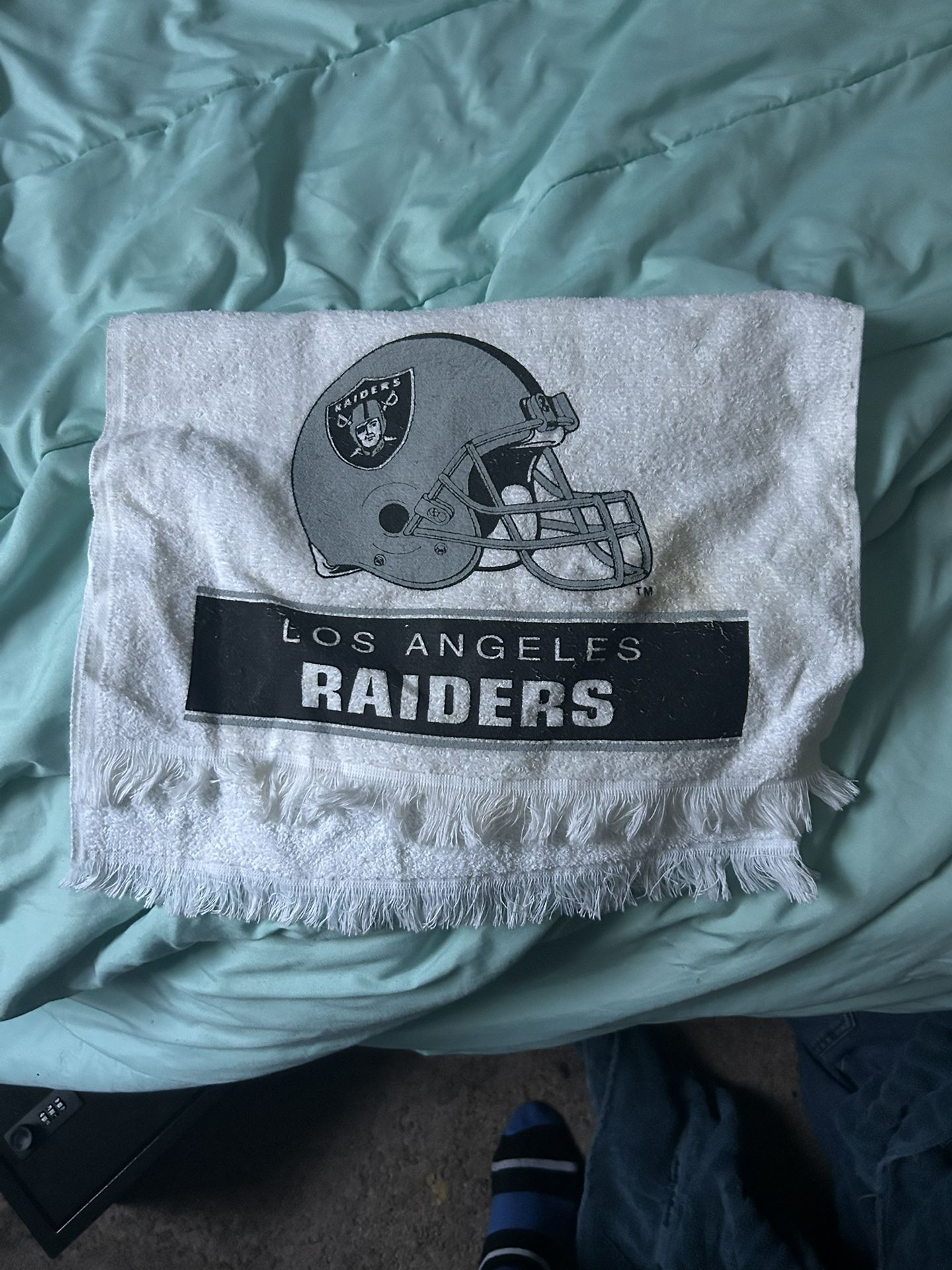 Los Angeles Raiders towel