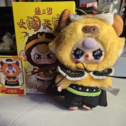 Baby Three Havoc in Heaven Series plush blind box, Special Eyes With Tears 